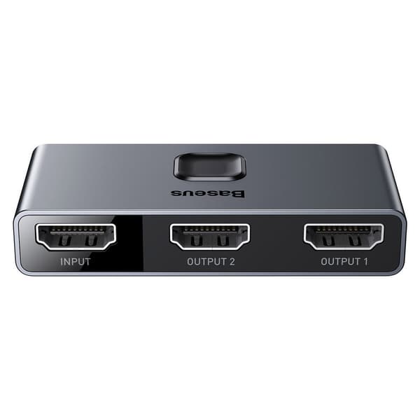 Switch splitter switch HDMI 2x HDMI 4K 30 Hz dubbelriktad grå