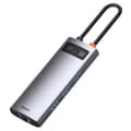 Miniatyrbild 4 av 6: Multifunktionell 6-i-1 USB HUB USB-C PD HDMI 3x USB 3.2 RJ45 Grå