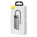 Miniatyrbild 5 av 6: Multifunktionell 6-i-1 USB HUB USB-C PD HDMI 3x USB 3.2 RJ45 Grå