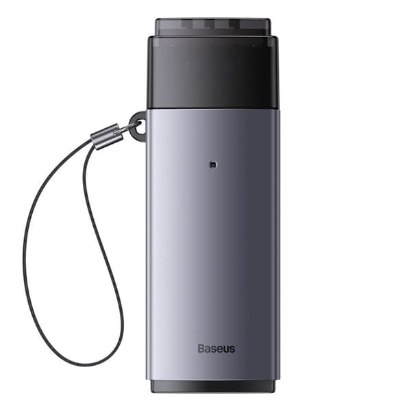 USB Lite -sarjan SD/TF-kortinlukijasovitin, harmaa
