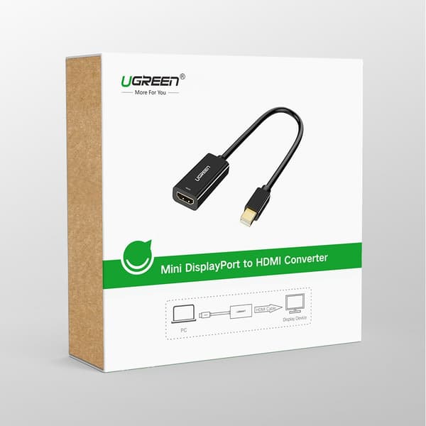 FHD Mini DisplayPort (hane) till HDMI (hona) adapter vit