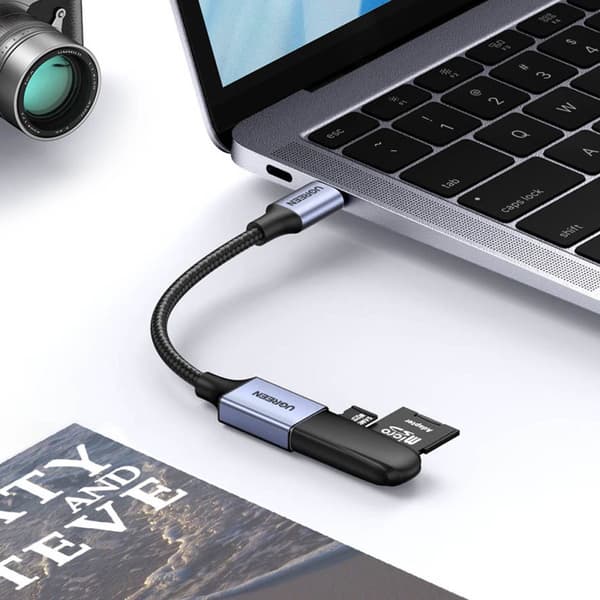USB-C til USB-A 5Gb/s kabeladapter 15cm sort