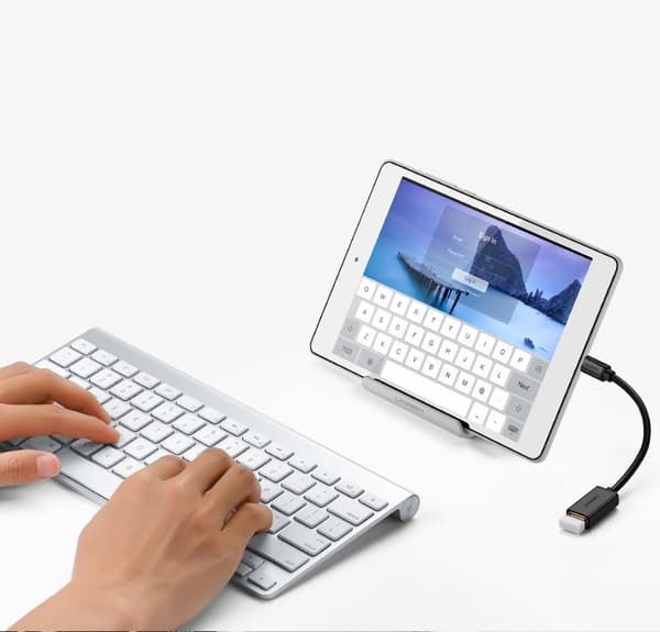 Adapter OTG kabel fra USB 3.0 til USB-C - sort
