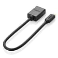 Miniatyrbillede 6 af 6: HDMI til mikro HDMI adapterkabel, 20 cm, sort