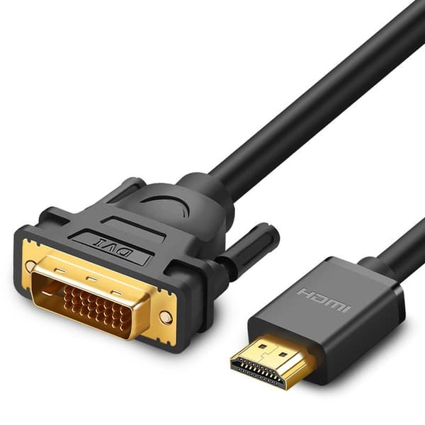 Adapterkabel DVI - HDMI FHD 60Hz 1,5m svart
