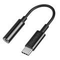 Miniatyrbild 1 av 6: USB-C ljudadapter - Jack 3,5 mm 11 cm, svart