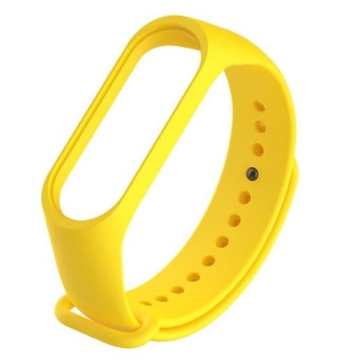 Silikonestrop til Xiaomi Mi Band 5/ Xiaomi Mi Band 6 - gul