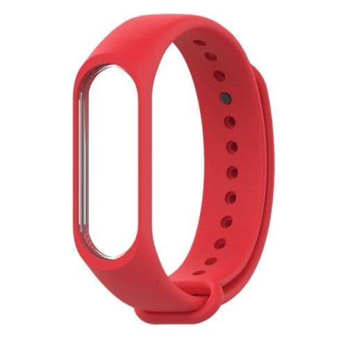 Silikonestrop til Xiaomi Mi Band 5/ Xiaomi Mi Band 6 - rød