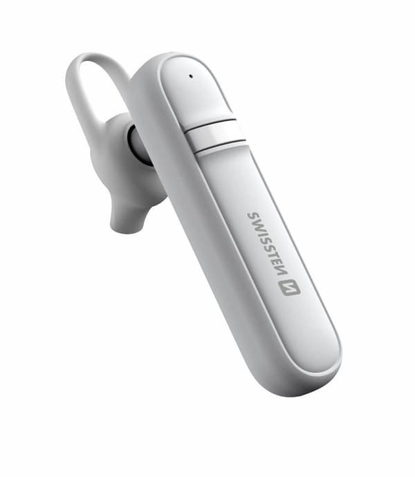 Kuulokkeet Swissten Caller Bluetooth-kuulokkeet - valkoinen