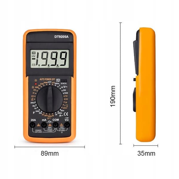 MULTIMETRI VIRTAMITTARI DIGITAL VOLTAGE TEST LCD