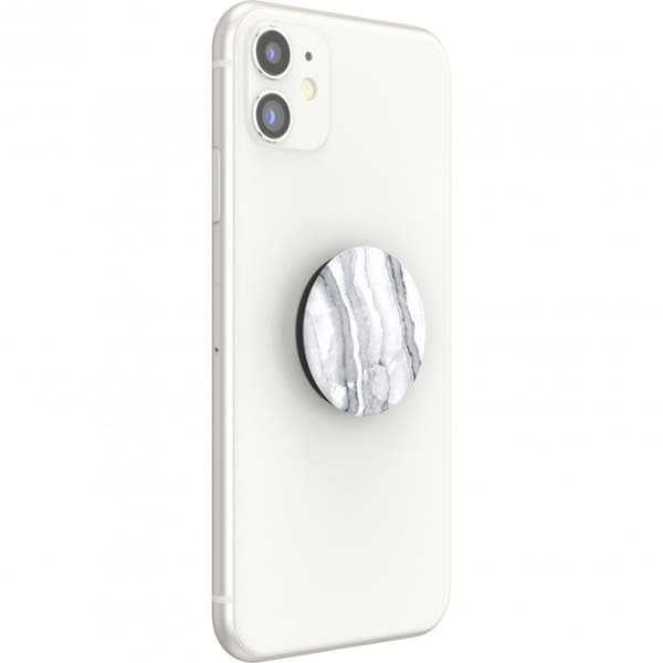 Popsockets PopGrip Basic White Granite
