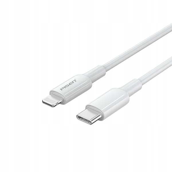 LIGHTNING / USB C-KABEL FÖR APPLE IPHONE SNABBLADDNING 25CM KORT PISEN