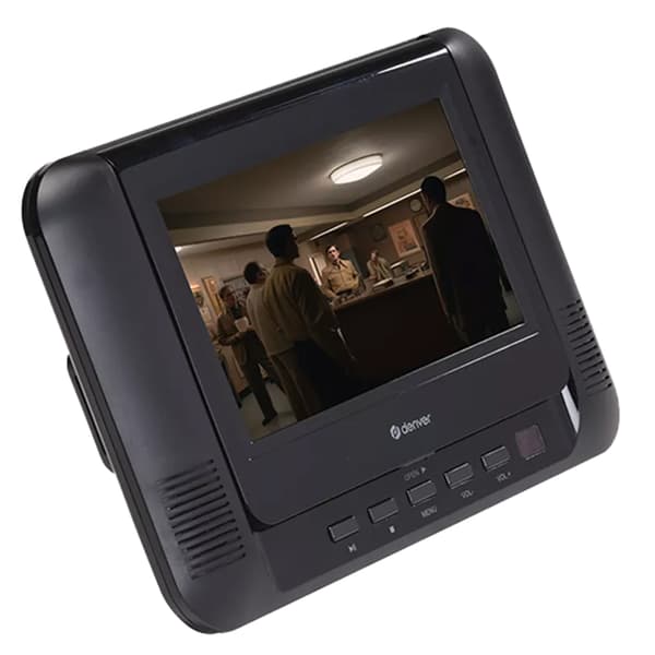 Bærbar DVD-spiller med Doble Skjermer og Biladapter – Denver MTW-793