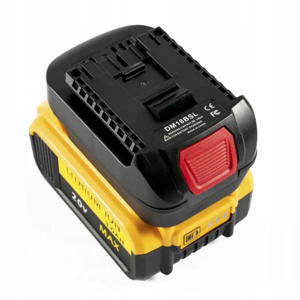 Rosfix Dewalt/Milwaukee-adapter för Bosch-batteri (DM18BSL)