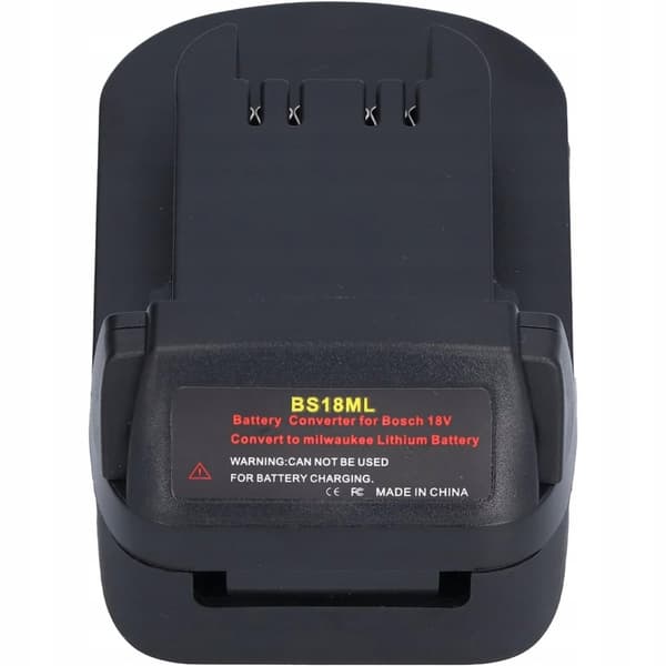 Bosch 18V till Milwaukee 18V batteriadapter/omvandlare (BS18ML)