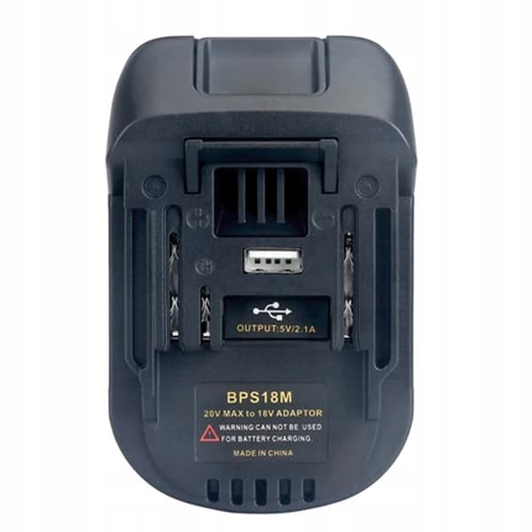 Adapter/omvandlare Black&Decker/Stanley 18V till Makita 18V batteri (BPS18M)