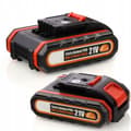 Miniatyrbild 1 av 10: Batteri 1,5 Ah (5 sektioner) 21 V, Animal PRO-serien, MAX litiumkraft