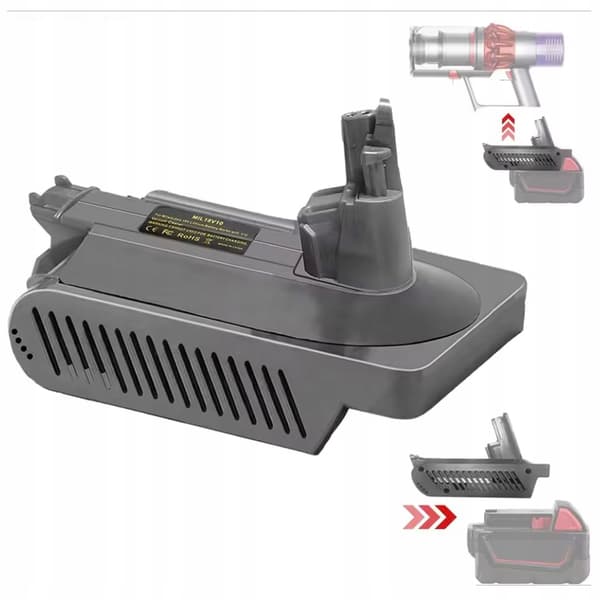 Milwaukee 18V Batteriadapter/Omvandlare för Dyson V10