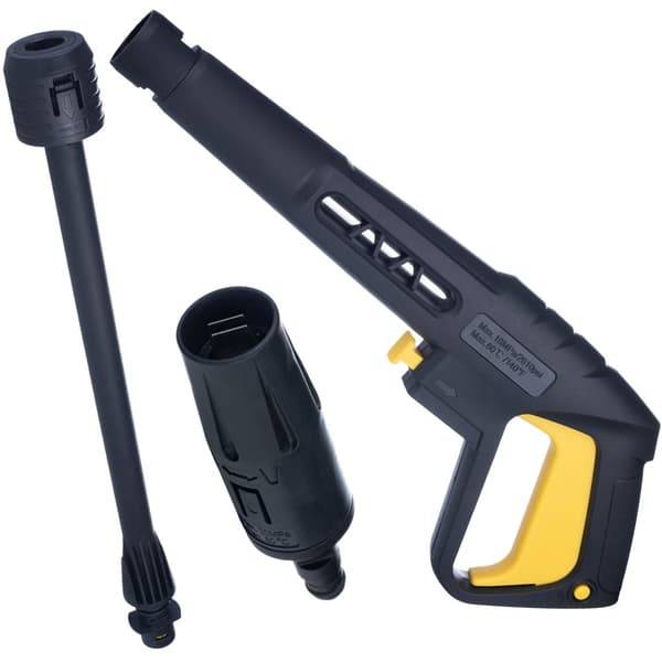 Sprøjtepistol til Kärcher K2-K7 med PZWKC-udluftning (Click Connect-enhed) med lanse og Vario-dyse