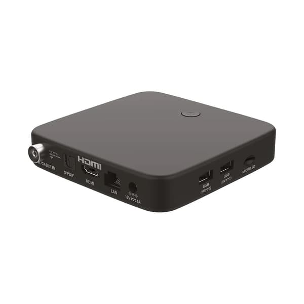 Strong DVB-T2/C Wi-Fi 4K Google TV mediabox med Chromecast och Android TV