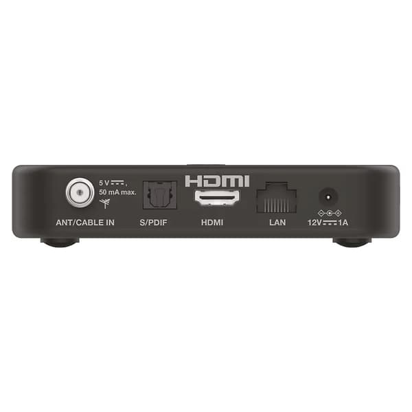 Sterk Wi-Fi 4K Google TV-medieboks med Dolby Vision, Chromecast og stemmestyring