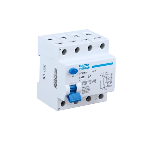 4P 40A 30mA B differensafbryder