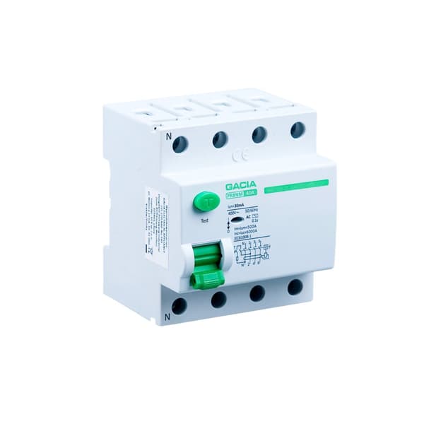 4P 25A 100mA En differentialafbryder