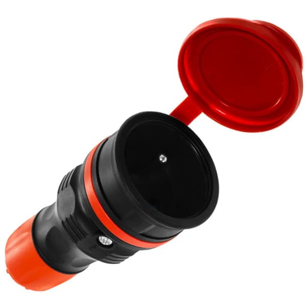 Kannettava pistorasia 16A 250V IP54 GN-54 punainen