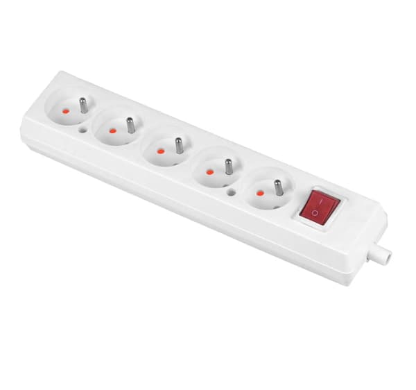 GN-570WS 5-Gn forlængerledning med switch