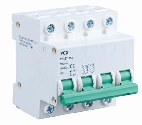 Afbryder 1000V DC C 16A