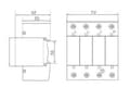 Pikkukuva 2 / 2: Ylijännitesuojaluokka B+C 4P (T1+T2) 25 Ka