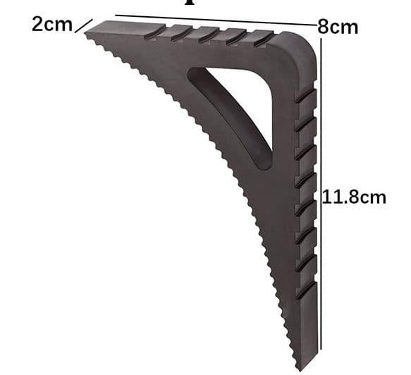 Lås - dörr- och fönsterstopp STOPPER - set om 2 bruna