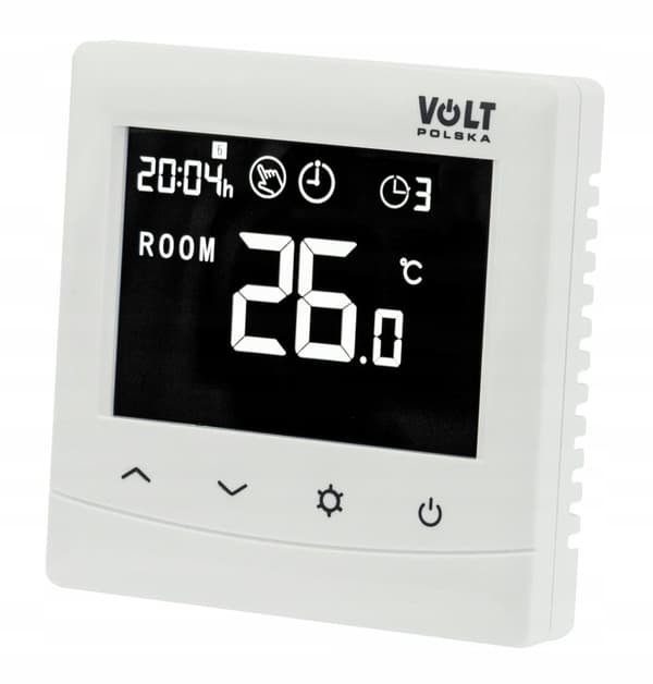 VOLT Temperaturregulator COMFORT HT-08 (KABELFORBUNDET + WI-FI) TERMOSTAT TIL GULVVARME