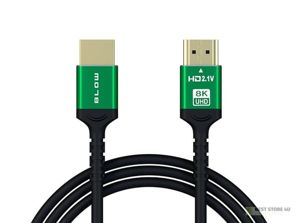 96-648# HDMI-HDMI 8K Grøn Lige 3M Stik