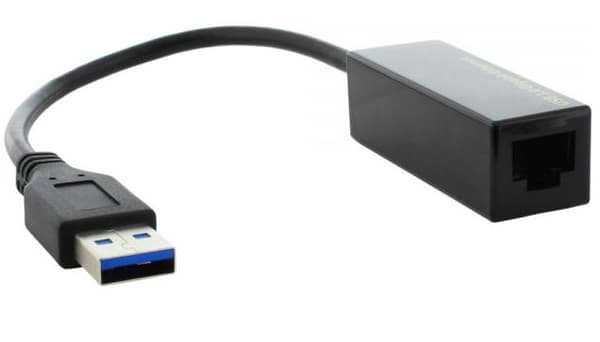 MicroConnect USB3.0 - Gigabitin verkko Ethernet musta