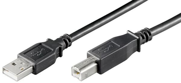 MicroConnect USB2.0 AB-kabel 0,3 m