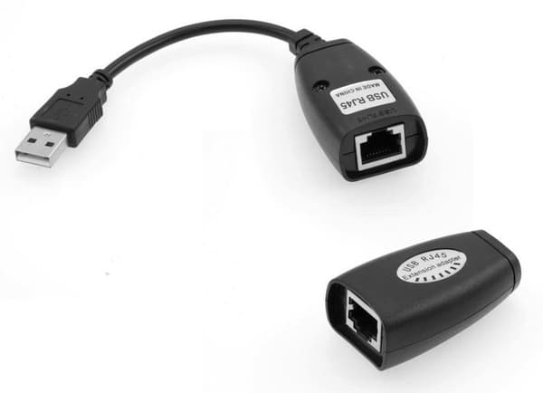 MicroConnect CAT 5/ CAT5e/CAT6 / USB 1.1-omvandlare