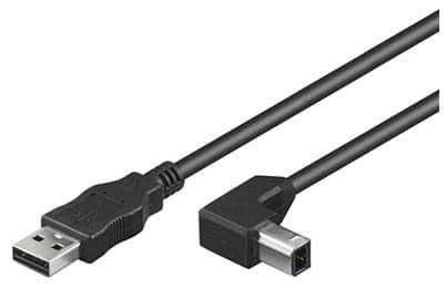 MicroConnect USB2.0 AB-kabel 0,5 m, USBAB05 VINKLAD
