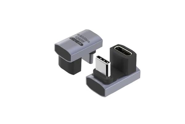 MicroConnect Premium USB4 Adapter 3x2 USB-C vinklet, 240W, 40Gbps, MC-USB4AG