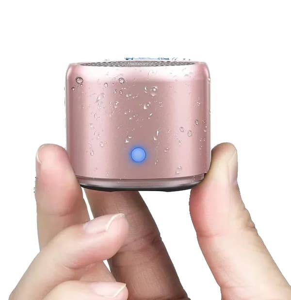 Bluetooth-högtalare, Anpassad basstrålningsenhet, IPX7-vattentät, A106Pro-Rosegold