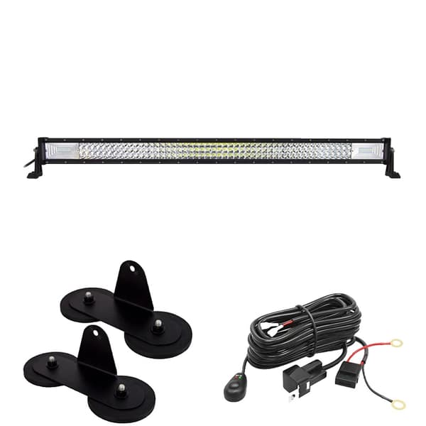 LED-ljusramp, 7D-teknik, magnetisk monteringsfäste, 42 tum 540 watt tråd