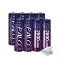 Miniatyrbillede 1 af 2: Genopladeligt AA Lithium Ion Batteri, 100% Kapacitet, USB Genopladeligt, 1,5V, 8 AA lilla