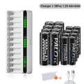 Miniatyrbillede 2 af 2: Batterioplader, LCD-skærm, Hurtigopladning, 8AA 8AAA 1 Oplader