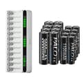 Miniatyrbillede 1 af 2: Batterioplader, LCD-skærm, Hurtigopladning, 8AA 8AAA 1 Oplader