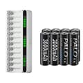 Miniatyrbillede 1 af 2: Batterioplader, LCD-skærm, Hurtigopladning, 8AA 1 oplader