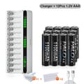 Miniatyrbillede 2 af 2: Batterioplader, LCD-skærm, Hurtigopladning, 12AAA 1Oplader
