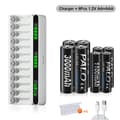 Miniatyrbillede 2 af 2: Batterioplader, LCD-skærm, Hurtigopladning, 4AA 4AAA 1 oplader