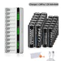 Miniatyrbillede 2 af 2: Batterioplader, LCD-skærm, Hurtigopladning, 12AA 12AAA 1 Oplader
