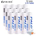 Miniatyrbillede 2 af 2: Genopladelige Lithium Batterier, 900mAh Kapacitet, 37V Spænding, 3,7v, 12 stk 14500