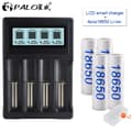 Miniatyrbillede 2 af 2: Genopladeligt 18650 batteri, 3200mah kapacitet, lithium-ion teknologi, 4 stk og oplader, 3,7V